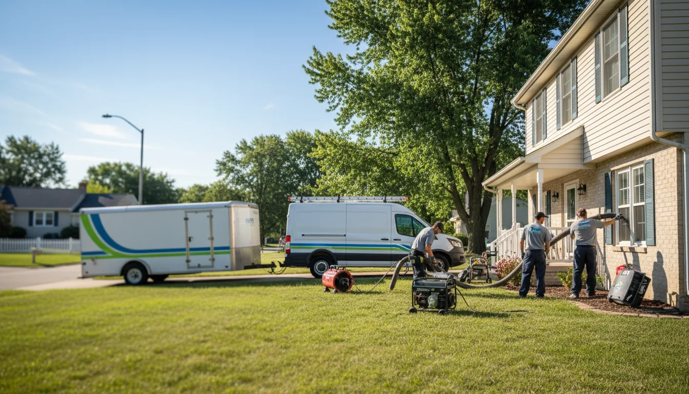 Flooded Basement Restoration And Cleanup With Repair in Westfield, WI near me